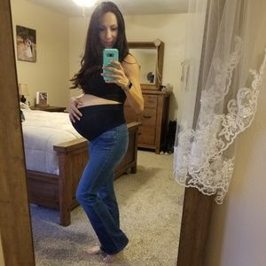 Maternity boot cut jeans